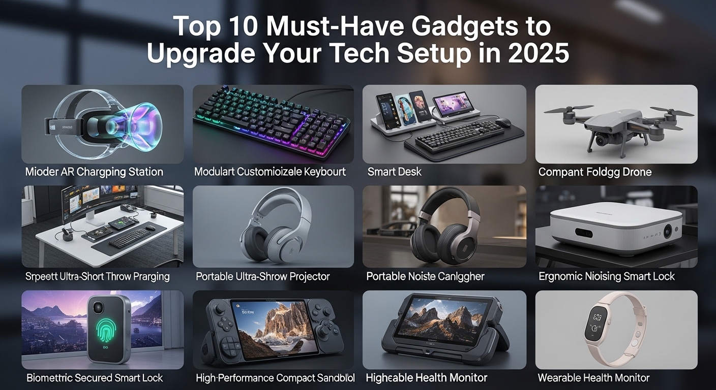 Top 10 Must-Have Gadgets in 2025 for Tech Enthusiasts